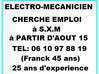 Photo de l'annonce electro-mecanicien Saint-Martin #0