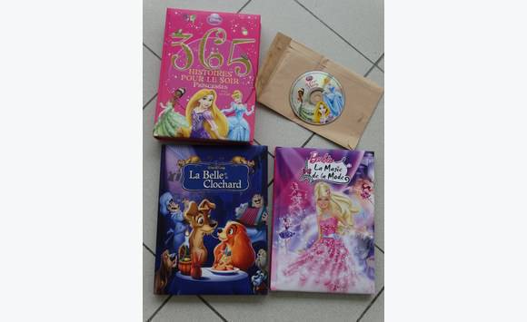 Livre + cd 365 histoires du soir princesses disney - DVD - CD - Livres
