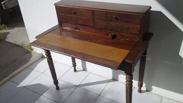 Small Antique Secretary With Chair Good Christ Furniture And