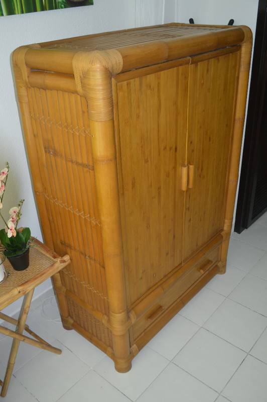 Armoire Bambou Meubles Et Decoration Saint Martin Cyphoma