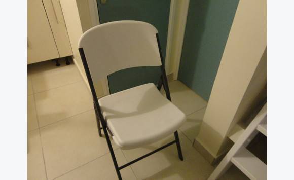 Lot Of 4 Folding Chairs Furniture And Decoration Saint Martin
