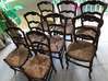Photo for the classified Chairs wood and straw provencal style Saint Martin #1