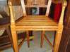 Photo for the classified Chair in teak and high chair Saint Barthélemy #1