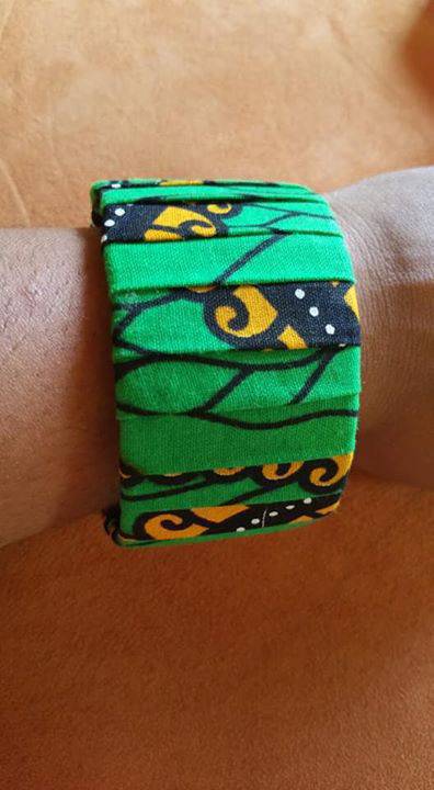 Bracelets manchette wax Martinique · Bracelets manchette wax Martinique