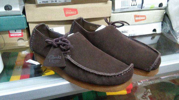l stitch clarks suede