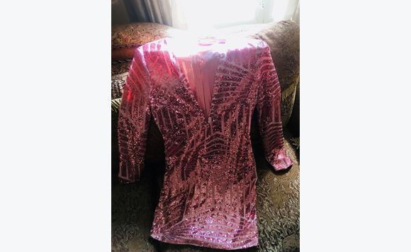 Rose Gouden Jurk Kleding Sint Maarten Cyphoma