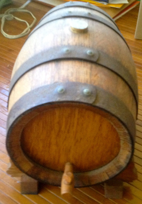 Fût à Whisky Jim Beam En Bois - Modèle Réduit Acme échelle G (1:22.5), Hauteur 1 5/8", D'occasion