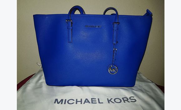 Michael Kors Jet Set Travel Medium Saffiano Tote Jewelry Watches Michael Kors Jet Set Travel Medium Saffiano Tote
