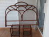 Photo for the classified Canopy bed + 2 rattan rattan side tables Saint Martin #0