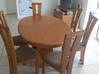Photo for the classified Oval wooden table and 6 chairs Saint Martin #1