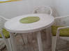 Photo for the classified round white table and 3 chairs garden Saint Martin #1