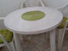Photo de l'annonce table blanche ronde et 3 chaises jardin Saint-Martin #0