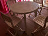 Photo de l'annonce Table jardin plastique + 4 chaises Saint-Martin #0