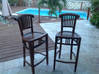 Photo for the classified Set of 2 wooden bar stools Saint Martin #0