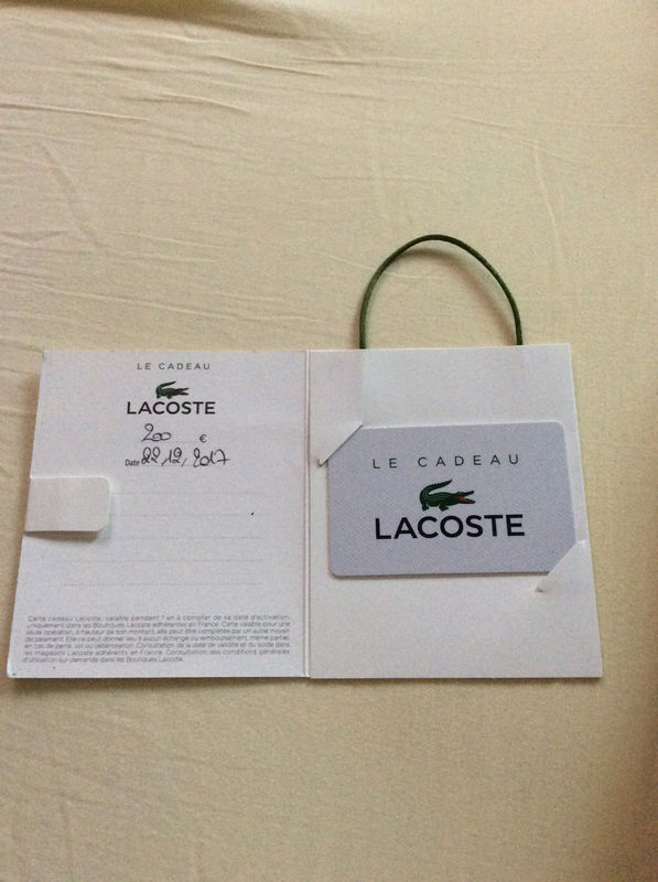 Lacoste-15% voucher - Clothing Saint 