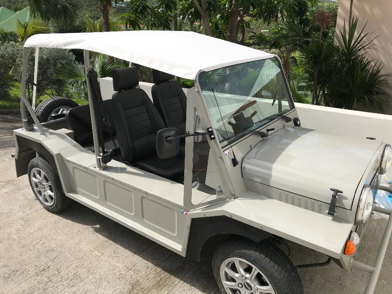 Moke électrique Voitures Saint Barthélemy • Cyphoma