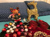 Lijst met foto Kerst decoratie, boom rok en decoraties Sint Maarten #1