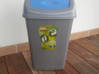 Photo for the classified 30L grey and blue trash can Saint Martin #0
