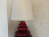 Photo for the classified Red gradient earthenware lamp Saint Martin #1