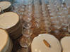 Photo for the classified Limoges service fine gold and lot Baccarat glasses Saint Martin #6