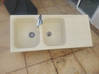 Photo for the classified Beige resin sink 116 x50cm Saint Martin #0
