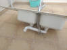 Photo for the classified Beige resin sink 116 x50cm Saint Martin #1