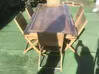 Photo for the classified Outdoor wooden table and 6 chairs Saint Martin #0