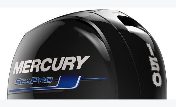 ADESIVI MOTORE MARINO FUORIBORDO MERCURY VERADO 225-250-300 CV - COPPIA SCRITTE RESINATE 3D