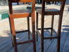 Photo for the classified Teak bar high chairs Saint Barthélemy #3
