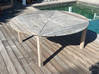 Photo for the classified Large modular teak table + 8 chairs Saint Barthélemy #2