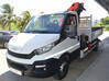 Foto del anuncio Iveco Daily Chassis Cabine Cab 70c21 Grue pk7000 palfinger Guadeloupe #3