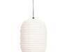 Photo for the classified Linen and bamboo pendant lamp Saint Barthélemy #0