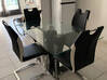 Photo for the classified Glass table with 4 chairs Saint Martin #1