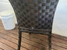 Photo for the classified 4 woven resin chairs Saint Martin #2