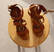 2 PAIRES CHAUSSURES CUIR MARQUE ITALIENNE